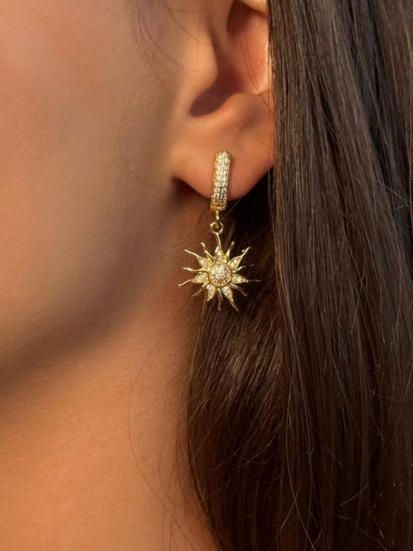 Sun earrings