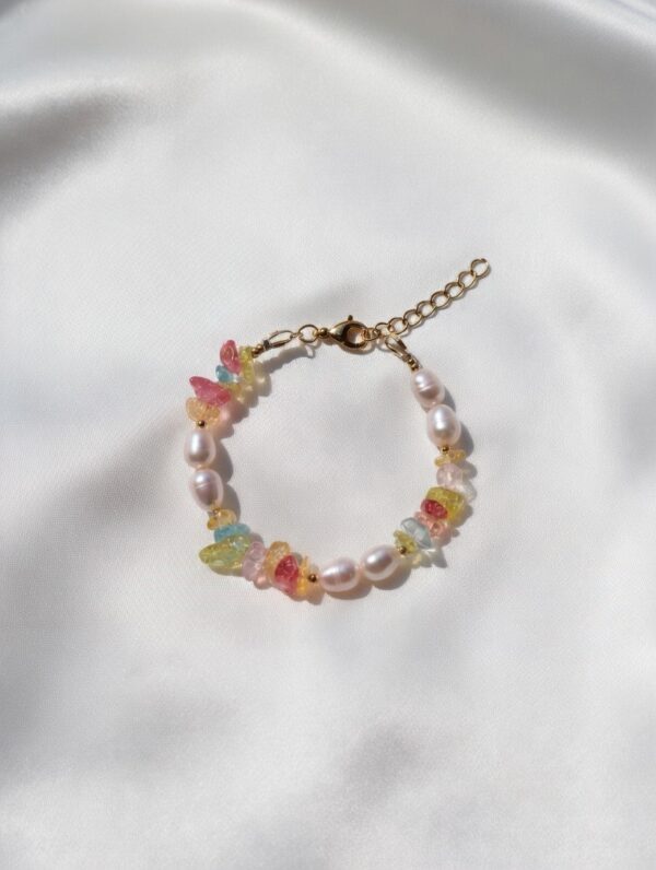 Quartz pearls bracelet